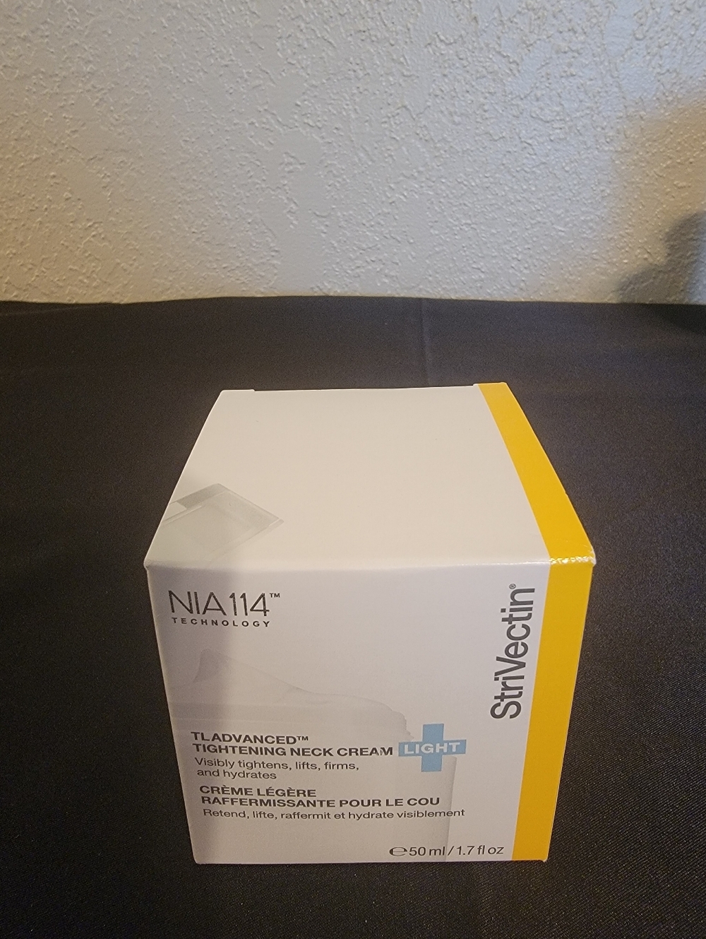 StriVectin Neck Cream Box in White and Yellow Accents